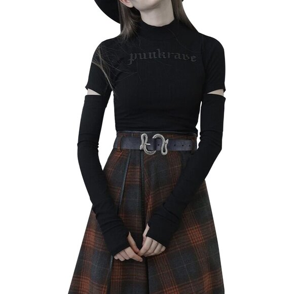 ⚡Black Buckl Snake Belt for Women Faux Leather Fashion Belt for Jeans and Dresse - Picture 3 of 6